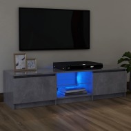 vidaXL TV skrinka s LED svetlami betónová sivá 120x30x35,5 cm - cena, srovnání