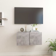 vidaXL Závesná TV skrinka betónovo-sivá 60x30x30 cm - cena, srovnání