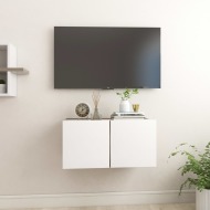 vidaXL Závesná TV skrinka biela a dub sonoma 60x30x30 cm - cena, srovnání