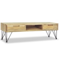 vidaXL TV stolík, 120x35x35 cm, masívne teakové drevo - cena, srovnání