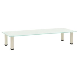 vidaXL TV stolík, matný 100x35x17 cm, tvrdené sklo