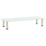 vidaXL TV stolík, matný 100x35x17 cm, tvrdené sklo - cena, srovnání