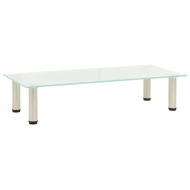 vidaXL TV stolík, matný 80x35x17 cm, tvrdené sklo - cena, srovnání