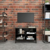 vidaXL TV stolík nohy z kovu čierny 69,5x30x50 cm - cena, srovnání