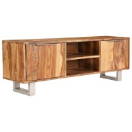 vidaXL TV stolík, sheeshamové drevo s medovým odtieňom 118x30x40 cm - cena, srovnání