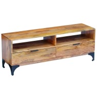 vidaXL TV stolík z mangového dreva, 120 x 35 x 45 cm - cena, srovnání