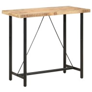 vidaXL Barový stôl 120x58x107 cm surové mangovníkové drevo - cena, srovnání