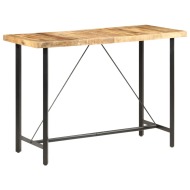 vidaXL Barový stôl 150x70x107 cm surové mangovníkové drevo - cena, srovnání