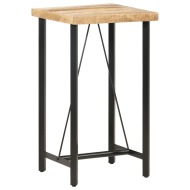 vidaXL Barový stôl 60x60x107 cm masívne mangovníkové drevo - cena, srovnání