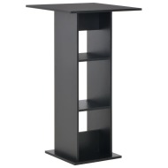 vidaXL Barový stôl čierny 60x60x110 cm - cena, srovnání