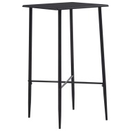 vidaXL Barový stôl čierny 60x60x111 cm MDF - cena, srovnání