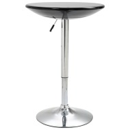 vidaXL Barový stôl čierny Ø60 cm ABS - cena, srovnání