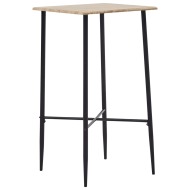 vidaXL Barový stôl farba dubu 60x60x111 cm MDF - cena, srovnání
