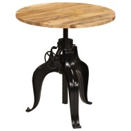 vidaXL Barový stôl masívne mangovníkové drevo 75x(76-110) cm - cena, srovnání