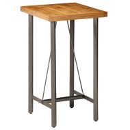 vidaXL Barový stôl, masívne recyklované teakové drevo, 60x60x107 cm - cena, srovnání