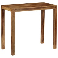 vidaXL Barový stôl, masívne sheeshamové drevo 118x60x107 cm - cena, srovnání