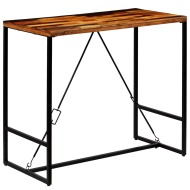 vidaXL Barový stôl, recyklovaný masív 120x60x106 cm - cena, srovnání