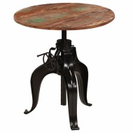 vidaXL Barový stôl, recyklovaný masív 75x(76-110) cm - cena, srovnání