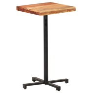 vidaXL Barový stôl štvorcový 50x50x110 cm akáciový masív - cena, srovnání