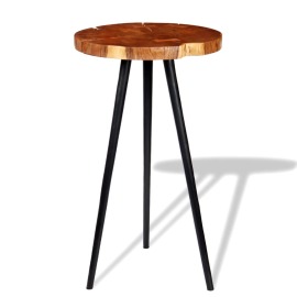 vidaXL Barový stôl v tvare kmeňa, akáciové drevo, (55-60)x110 cm
