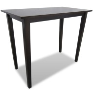 vidaXL Drevený barový stôl, hnedý - cena, srovnání