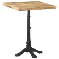 vidaXL Bistro stolík 60x60x77 cm surové mangovníkové drevo - cena, srovnání