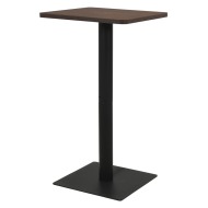 vidaXL Bistro stolík, farba tmavého jaseňa 50x50x107 cm - cena, srovnání