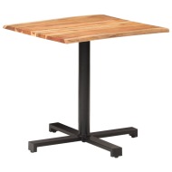 vidaXL Bistro stolík s nepravidelnými hranami 80x80x75 cm akáciový masív - cena, srovnání