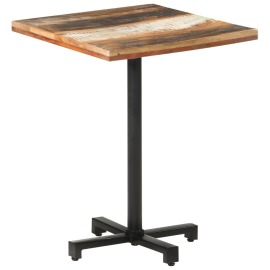 vidaXL Bistro stolík štvorcový 60x60x75 cm masívne recyklované drevo