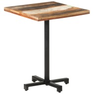 vidaXL Bistro stolík štvorcový 60x60x75 cm masívne recyklované drevo - cena, srovnání