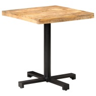 vidaXL Bistro stolík štvorcový 70x70x75 cm surové mangovníkové drevo - cena, srovnání
