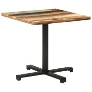 vidaXL Bistro stolík štvorcový 80x80x75 cm recyklovaný masív - cena, srovnání