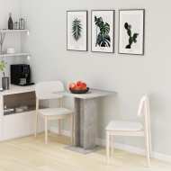 vidaXL Bistro stôl betónovo-sivý 60x60x75 cm drevotrieska - cena, srovnání