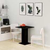vidaXL Bistro stôl čierny 60x60x75 cm drevotrieska - cena, srovnání