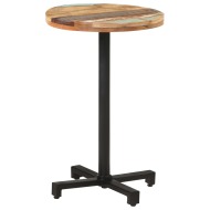 vidaXL Bistro stôl okrúhly Ø50x75 cm recyklovaný masív - cena, srovnání