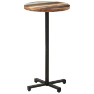 vidaXL Bistro stôl okrúhly Ø60x110 cm recyklovaný masív - cena, srovnání