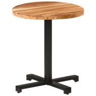 vidaXL Bistro stôl okrúhly Ø70x75 cm akáciový masív - cena, srovnání