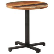 vidaXL Bistro stôl okrúhly Ø70x75 cm recyklovaný masív - cena, srovnání