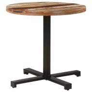 vidaXL Bistro stôl okrúhly Ø80x75 cm recyklovaný masív - cena, srovnání