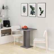 vidaXL Bistro stôl sivý 60x60x75 cm drevotrieska - cena, srovnání