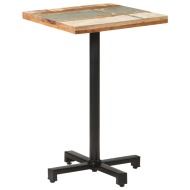 vidaXL Bistro stôl štvorcový 50x50x75 cm recyklovaný masív - cena, srovnání