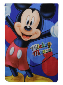 Setino Fleecová deka 100x140 Mickey Mouse modrá