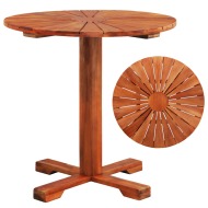 vidaXL Bistro stolík 70x70 cm, akáciový masív - cena, srovnání