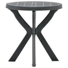 vidaXL Bistro stolík antracitový Ø7 cm plastový