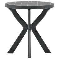 vidaXL Bistro stolík antracitový Ø7 cm plastový - cena, srovnání