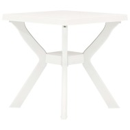 vidaXL Bistro stolík, biely 70x70x72 cm, plast - cena, srovnání