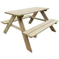 vidaXL Detský piknikový stôl 89x89,6x50,8 cm, borovicové drevo (41701) - cena, srovnání