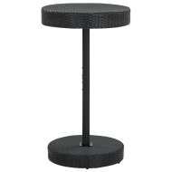 vidaXL Záhradný stolík čierny 60,5x106 cm polyratanový - cena, srovnání