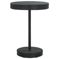 vidaXL Záhradný stolík čierny 75,5x106 cm polyratanový - cena, srovnání