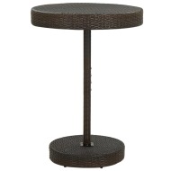 vidaXL Záhradný stolík hnedý 75,5x106 cm polyratanový - cena, srovnání